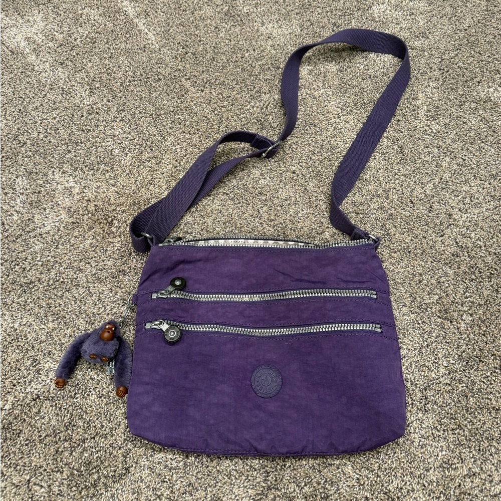 Kipling purple crossbody bag